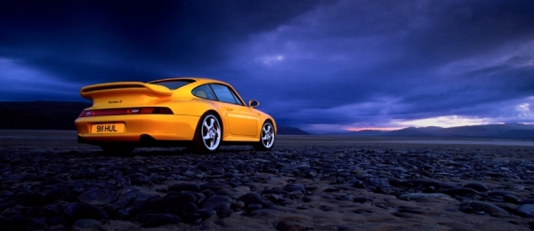 Photograph Chris Bailey Porsche Turbo on One Eyeland